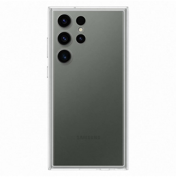 Samsung ramskydd till Samsung Galaxy S23 Ultra skal med utbytbara baksidor vit (EF-MS918CWEGWW)