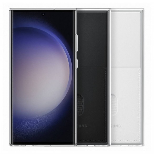 Samsung ramskydd för Samsung Galaxy S23 Ultra fodral med utbytbara baksidor svart (EF-MS918CBEGWW)