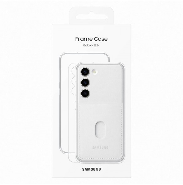 Samsung ramskydd för Samsung Galaxy S23+ skal med utbytbara baksidor vit (EF-MS916CWEGWW)