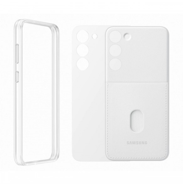 Samsung ramskydd för Samsung Galaxy S23+ skal med utbytbara baksidor vit (EF-MS916CWEGWW)