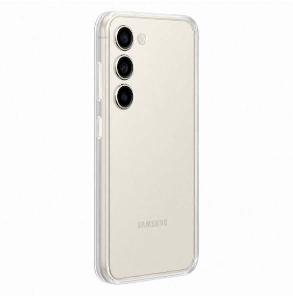 Samsung ramskydd för Samsung Galaxy S23 fodral med utbytbara baksidor vit (EF-MS911CWEGWW)