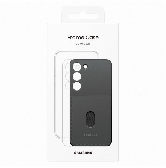 Samsung Frame Cover fodral för Samsung Galaxy S23 fodral med utbytbara baksidor svart (EF-MS911CBEGWW)
