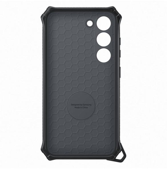 Samsung Rugged Gadget Case för Samsung Galaxy S23 Rugged Cover Ring Hållare Stativ grå (EF-RS911CBEGWW)
