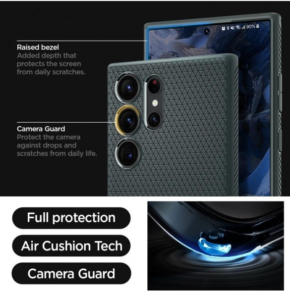 Spigen LIQUID AIR GALAXY S23 ULTRA ABYSS GRÖN