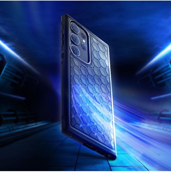 Spigen CRYO ARMOR GALAXY S23 ULTRA MAT SVART