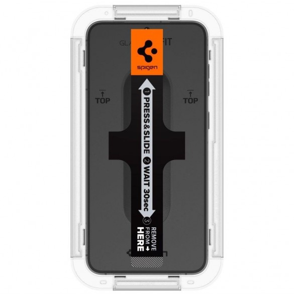 HÄRDAT GLAS Spigen GLAS.TR "EZ FIT" 2-PACK GALAXY S23 CLEAR