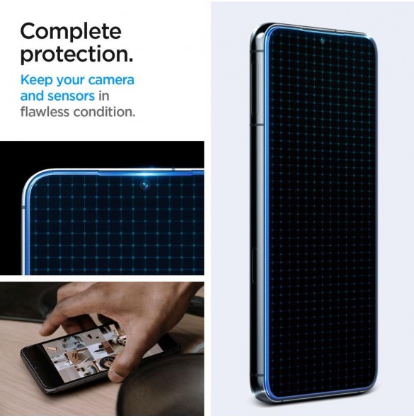 HÄRDAT GLAS Spigen GLAS.TR "EZ FIT" 2-PACK GALAXY S23 CLEAR