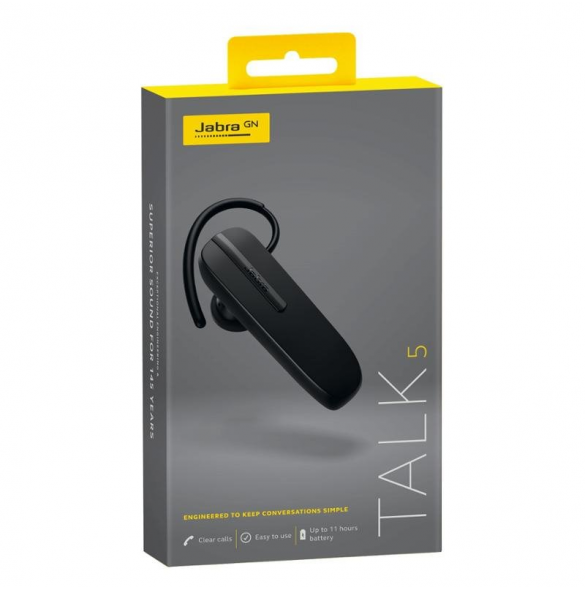 Jabra Talk 5 Bluetooth HF Svart