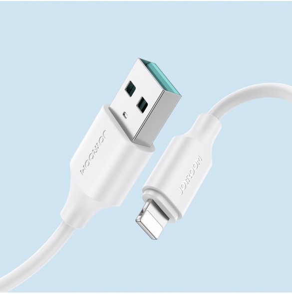 Joyroom USB-laddnings-/datakabel - Lightning 2,4A 1m Vit (S-UL012A9)