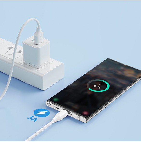 Joyroom laddnings-/datakabel USB - USB Typ C 3A 2m svart (S-UC027A9)