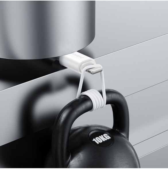 Joyroom USB-laddnings-/datakabel - Lightning 2,4A 2m vit (S-UL012A9)