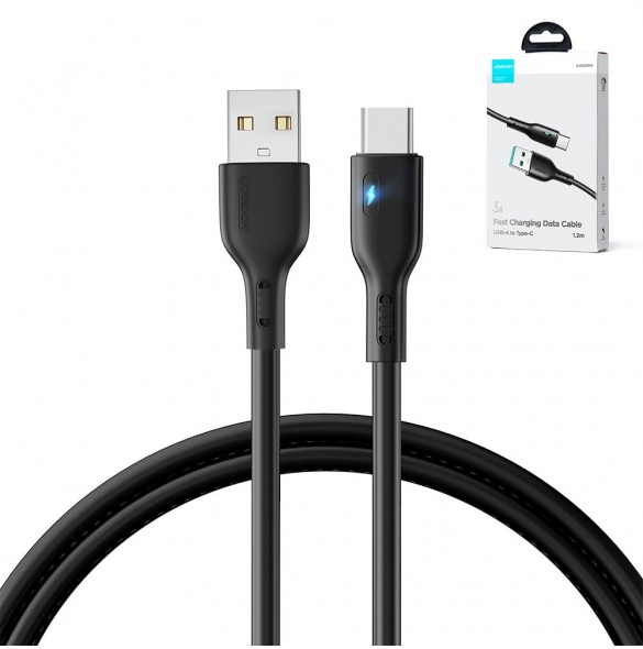 USB-kabel - USB C 3A 1,2m Joyroom S-UC027A13 - svart