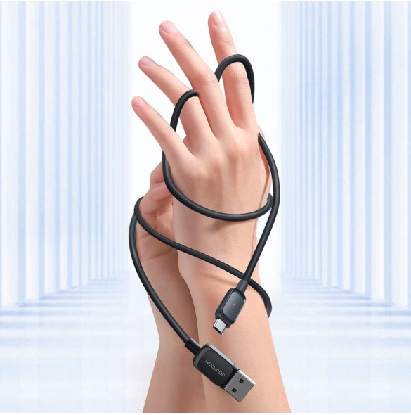 Micro USB-kabel - USB 2.4A 2m Joyroom S-AM018A14 - svart