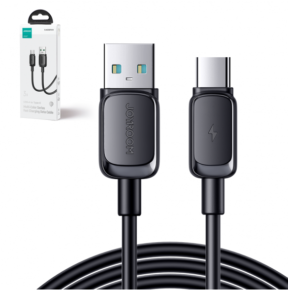 USB-kabel - USB C 3A 2m Joyroom S-AC027A14 - svart