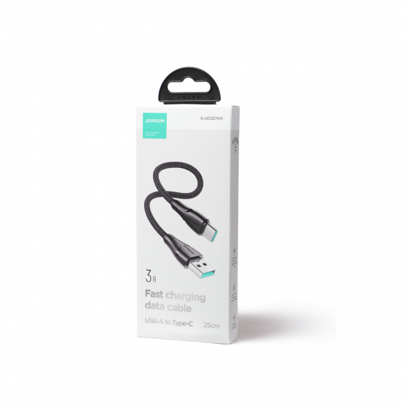 Joyroom USB C - Lightning 20W Surpass Series-kabel för snabb laddning och dataöverföring 0,25 m svart (S-CL020A11)