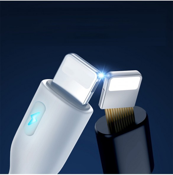 USB-kabel - Lightning 2,4A 2m Joyroom S-UL012A13 - vit