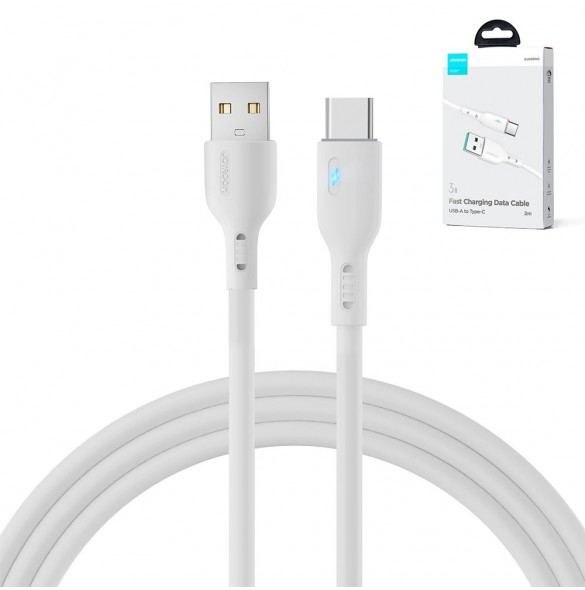 USB-kabel - USB C 3A 2m Joyroom S-UC027A13 - vit