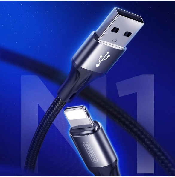 Joyroom USB - Lightning-kabel 3 A 1,5 m röd (S-1530N1)
