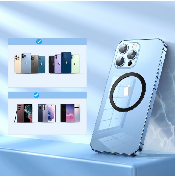 Joyroom magnetisk metallring för smartphone rosa (JR-Mag-M3)