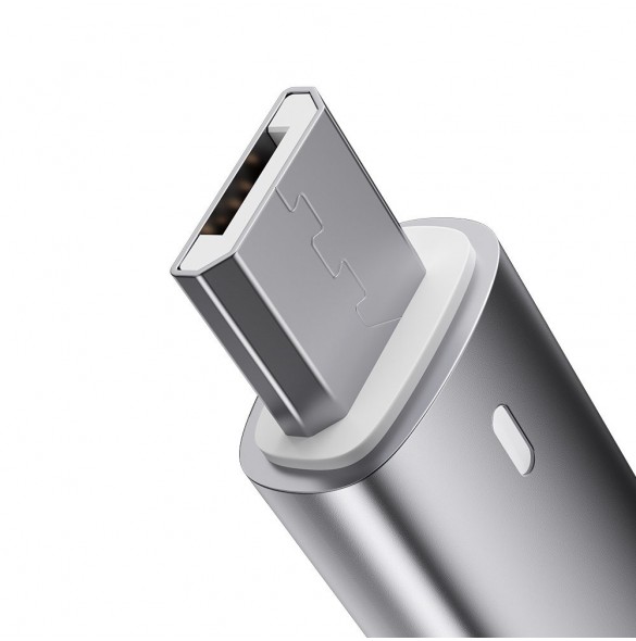 Joyroom USB-kabel - micro USB 2.4A för snabb laddning och dataöverföring 1,2 m vit (S-UM018A10)
