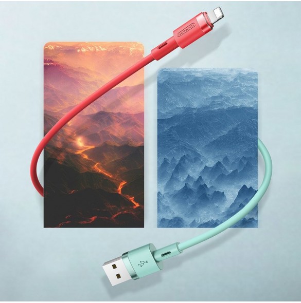 Joyroom USB - Lightning-kabel 2,4A 1,2 m (S-1224N2 Svart)