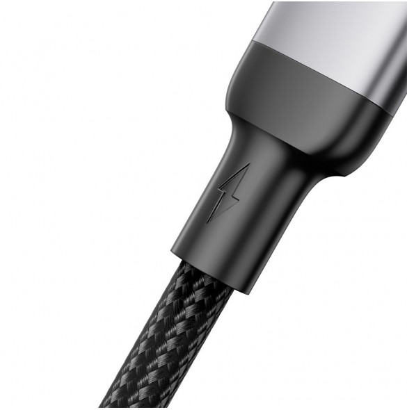 Joyroom USB-kabel - USB C 3A för snabb laddning och dataöverföring A10 Series 2 m svart (S-UC027A10)