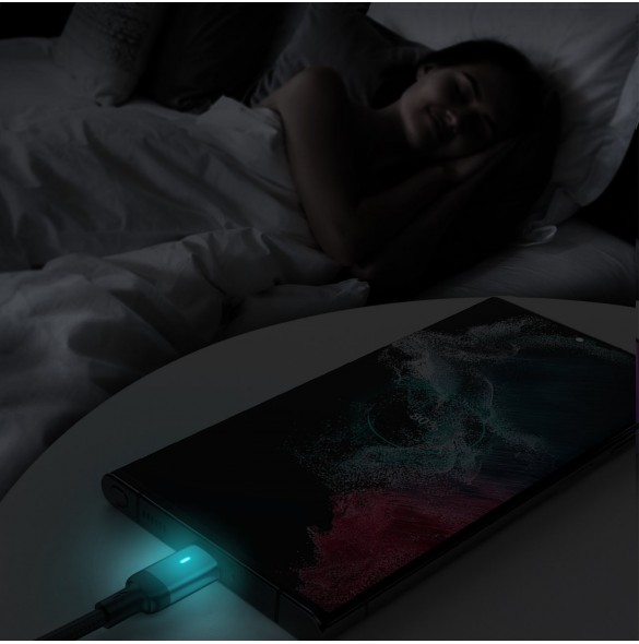 Joyroom USB-kabel - USB C 3A för snabb laddning och dataöverföring A10 Series 2 m svart (S-UC027A10)