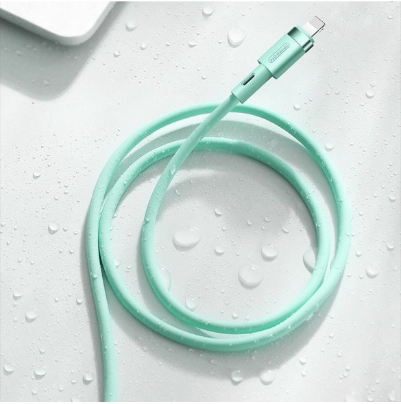 Joyroom USB - Lightning-kabel 2,4A 1,2 m (S-1224N2 Vit)