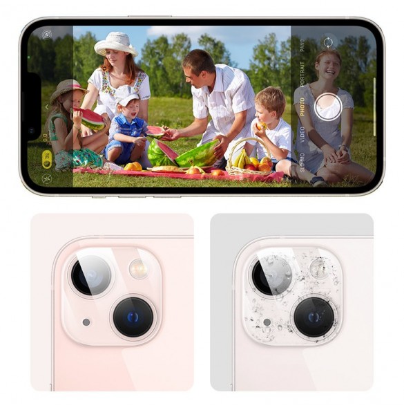 Joyroom Mirror Lens Protector kamera härdat glas för iPhone 13 / iPhone 13 mini (JR-PF860)