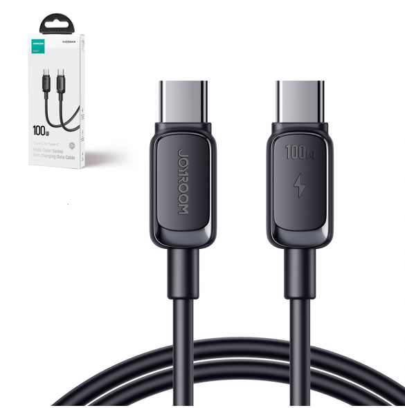 USB C - USB C-kabel 100W 1,2m Joyroom S-CC100A14 - Svart