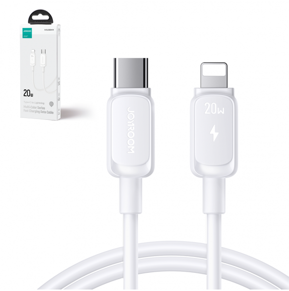 USB C - Lightning-kabel 20W 1,2m Joyroom S-CL020A14 - Vit