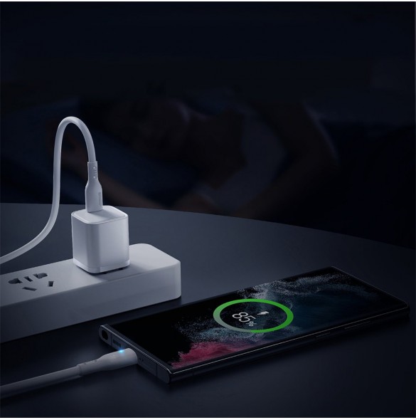 USB C - USB C-kabel 100W 1,2m Joyroom S-CC100A13 - vit