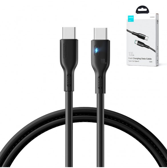 USB C - USB C-kabel 100W 1,2m Joyroom S-CC100A13 - svart