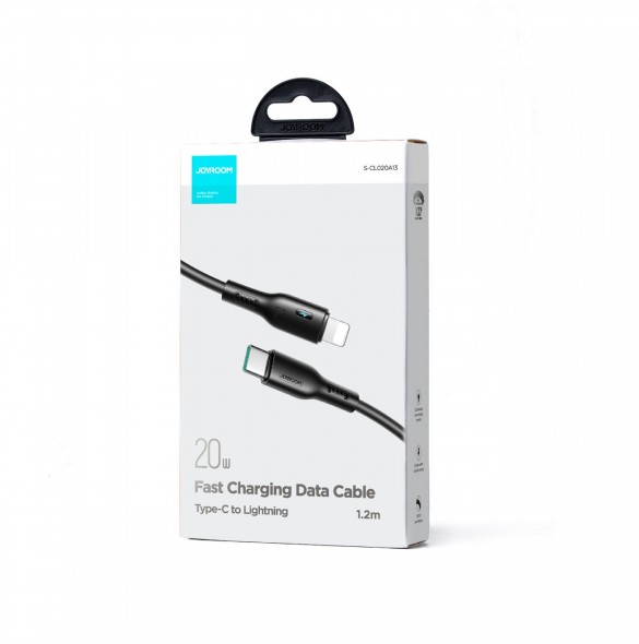 USB C - Lightning 20W 1,2 m kabel Joyroom S-CL020A13 - Svart