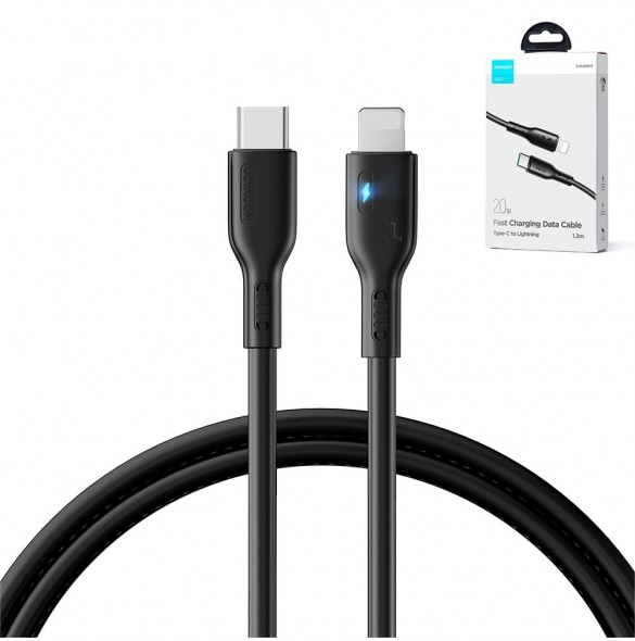 USB C - Lightning 20W 1,2 m kabel Joyroom S-CL020A13 - Svart