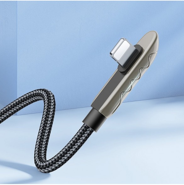 Joyroom USB-kabel - Lightning Laddning / Dataöverföring 2,4A 1,2m Silver (S-1230K3)