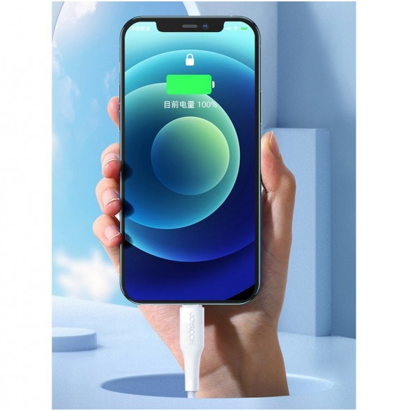 Joyroom snabbladdningskabel USB C - Lightning Power Delivery 2,4 A 20 W 1,2 m svart (S-1224M3)