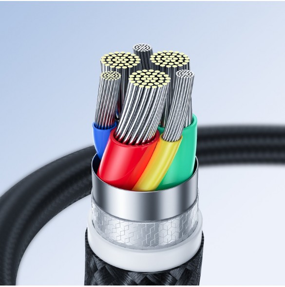 Joyroom kabel USB - Lightning 2.4A Surpass Series 3 m svart (S-UL012A11)