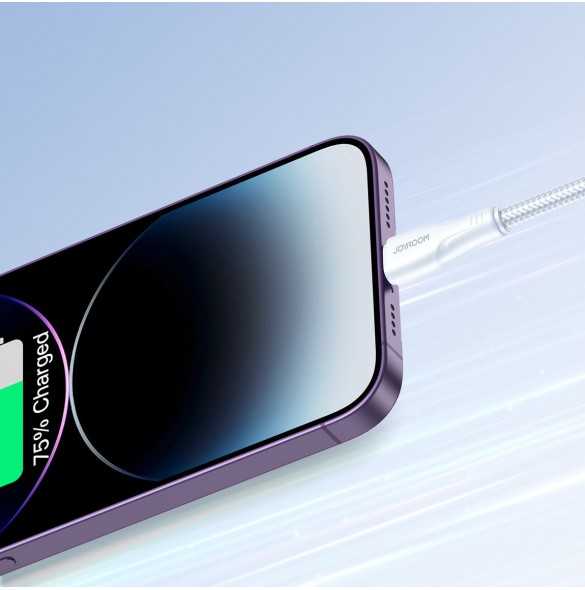 Joyroom-kabel USB - Lightning 2.4A Surpass Series 3 m vit (S-UL012A11)