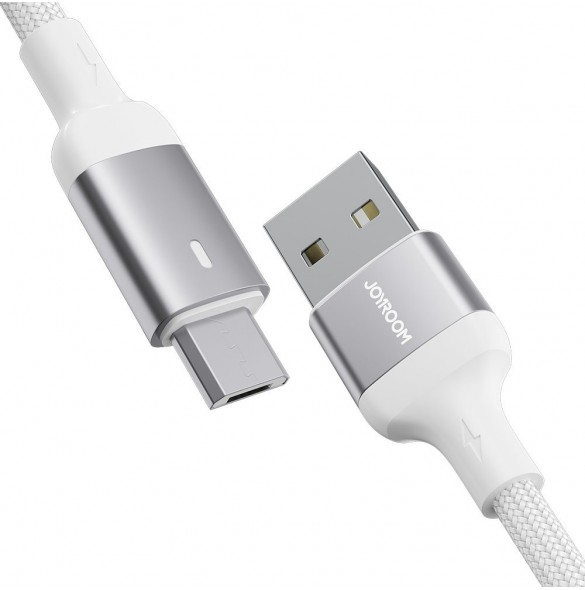 Joyroom USB-kabel - USB C 3A för snabb laddning och dataöverföring A10 Series 3 m vit (S-UC027A10)