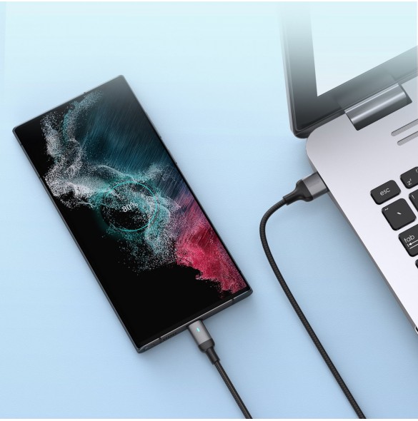 Joyroom USB-kabel - USB C 3A för snabb laddning och dataöverföring A10 Series 3 m svart (S-UC027A10)