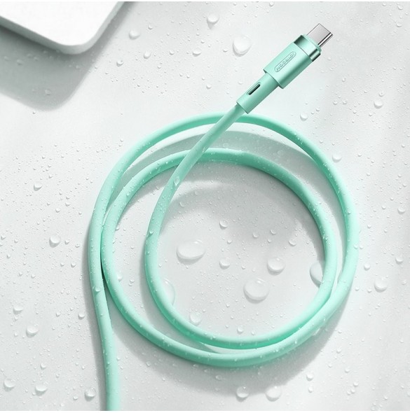 Joyroom USB - USB Typ C-kabel 2,4A 1,2 m (S-1224N2 Vit)