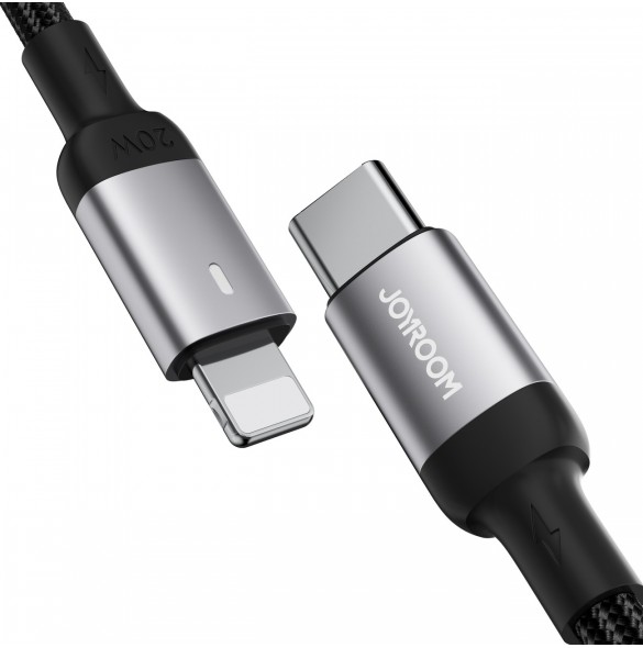 Joyroom-kabel USB C - Lightning 20W A10-serien 2 m svart (S-CL020A10)
