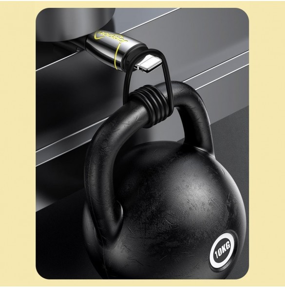 Joyroom Mermaid series USB - Lightning-kabel 2,4A 1,2m svart (S-1230K6)
