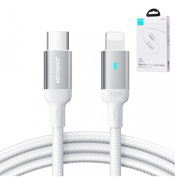 Joyroom-kabel USB C - Lightning 20W A10-serien 2 m vit (S-CL020A10)