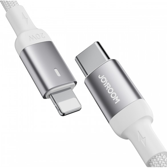 Joyroom-kabel USB C - Lightning 20W A10-serien 2 m vit (S-CL020A10)