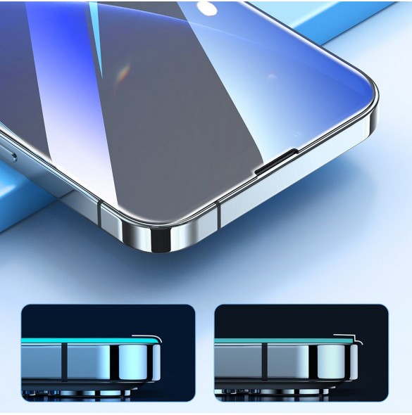 Joyroom Easy Fit helskärmshärdat glas med monteringsställ för iPhone 14 Pro Max (6,7 tum) (JR-DH12)