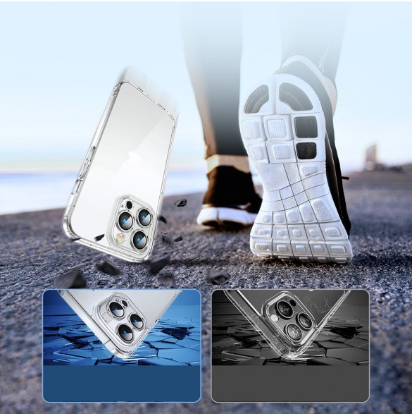 Joyroom 14D Fodral Fodral för iPhone 14 Plus Slitstarkt skal, genomskinligt (JR-14D3)