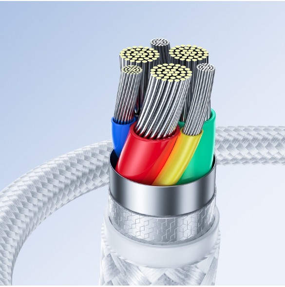 Joyroom USB C - Lightning 20W Surpass Series-kabel för snabb laddning och dataöverföring 3 m vit (S-CL020A11)