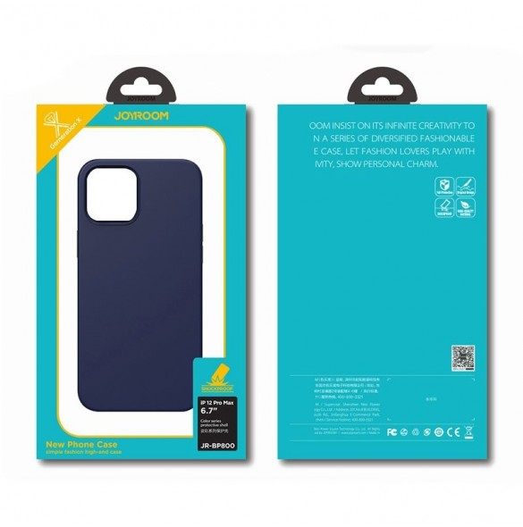 Joyroom Color Series fodral för iPhone 12 mini svart (JR-BP798)
